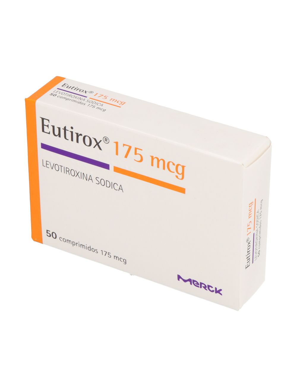 EUTIROX 175 LEVOTIROXINA SODICA 175 MCG 50 COMPRIMIDOS LABORATORIO MERCK