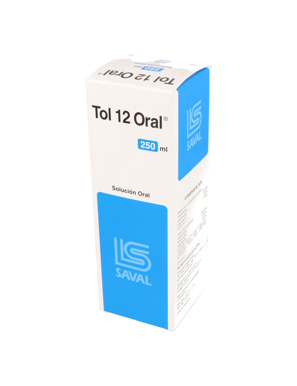 TOL 12 VITAMINAS B12, B6 Y B1 250 ML SOLUCION ORAL LABORATORIO SAVAL