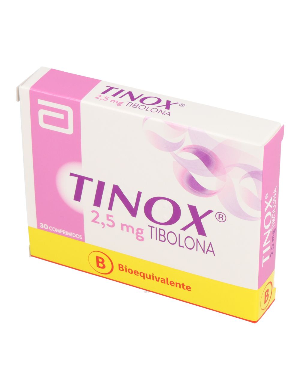TINOX TIBOLONA 2.5MG. 30 COMPRIMIDOS BIOEQUIVALENTE LAB. RECALCINE