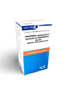 FENOTEROL BROMURO DE IPRATROPIO 0,05/0,02MG 200DO 1 MONOBLOQUE CON 200 DOSIS