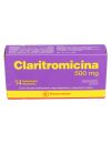 CLARITROMICINA 500 MG 14 COMPRIMIDOS RECUBIERTOS BIOEQUIVALENTE LABORATORIO CHEMO PHARMA CENABAST