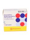 AMOXICILINA ACIDO CLAVULANICO 500/125 MG 20 COMPRIMIDOS RECUBIERTOS BIOEQUIVALENTE LABORATORIO ETHON CENABAST