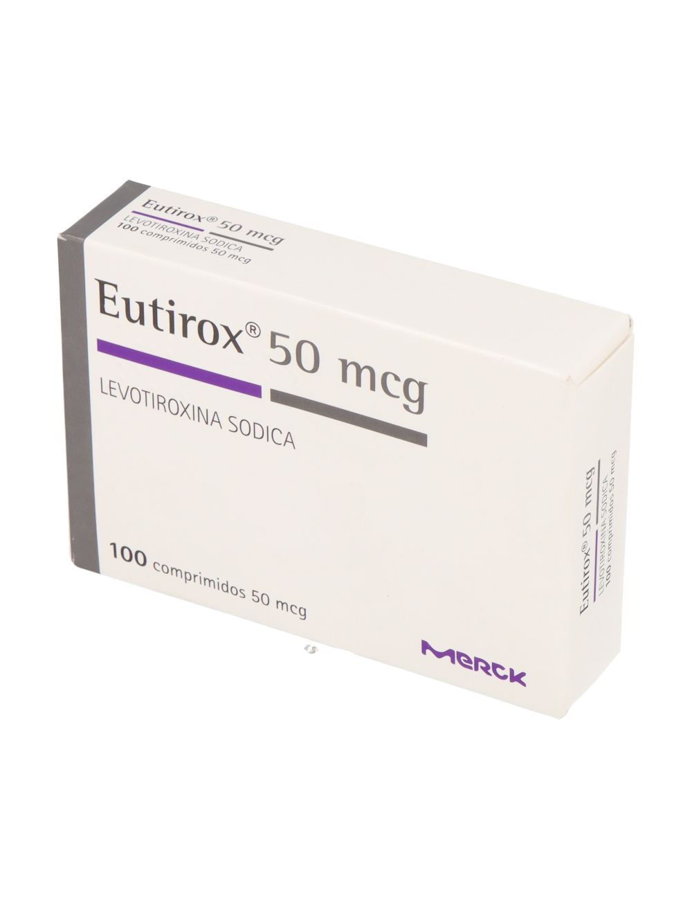 EUTIROX LEVOTIROXINA 50MCG 100 COMPRIMIDOS  LAB.MERCK CENABAST