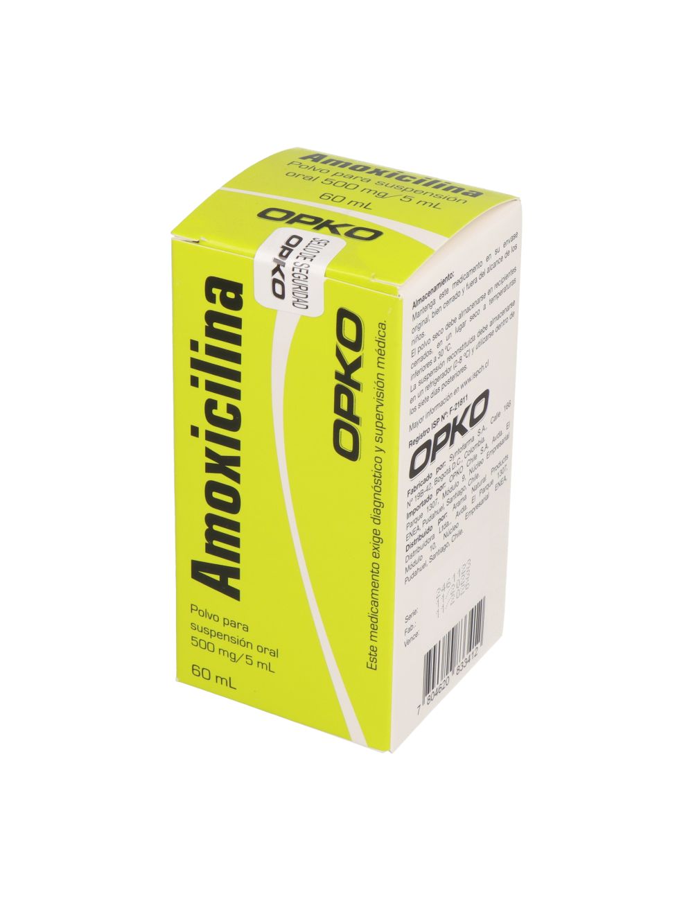 AMOXICILINA 500 MG / 5ML 60 ML LABORATORIO OPKO CENABAST