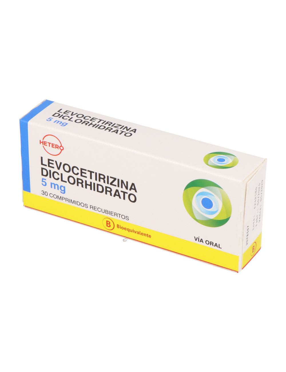 LEVOCETIRIZINA DICLORHIDRATO 5 MG 30 COMPRIMIDOS RECUBIERTOS BIOEQUIVALENTE SEVEN PHARMA CENABAST