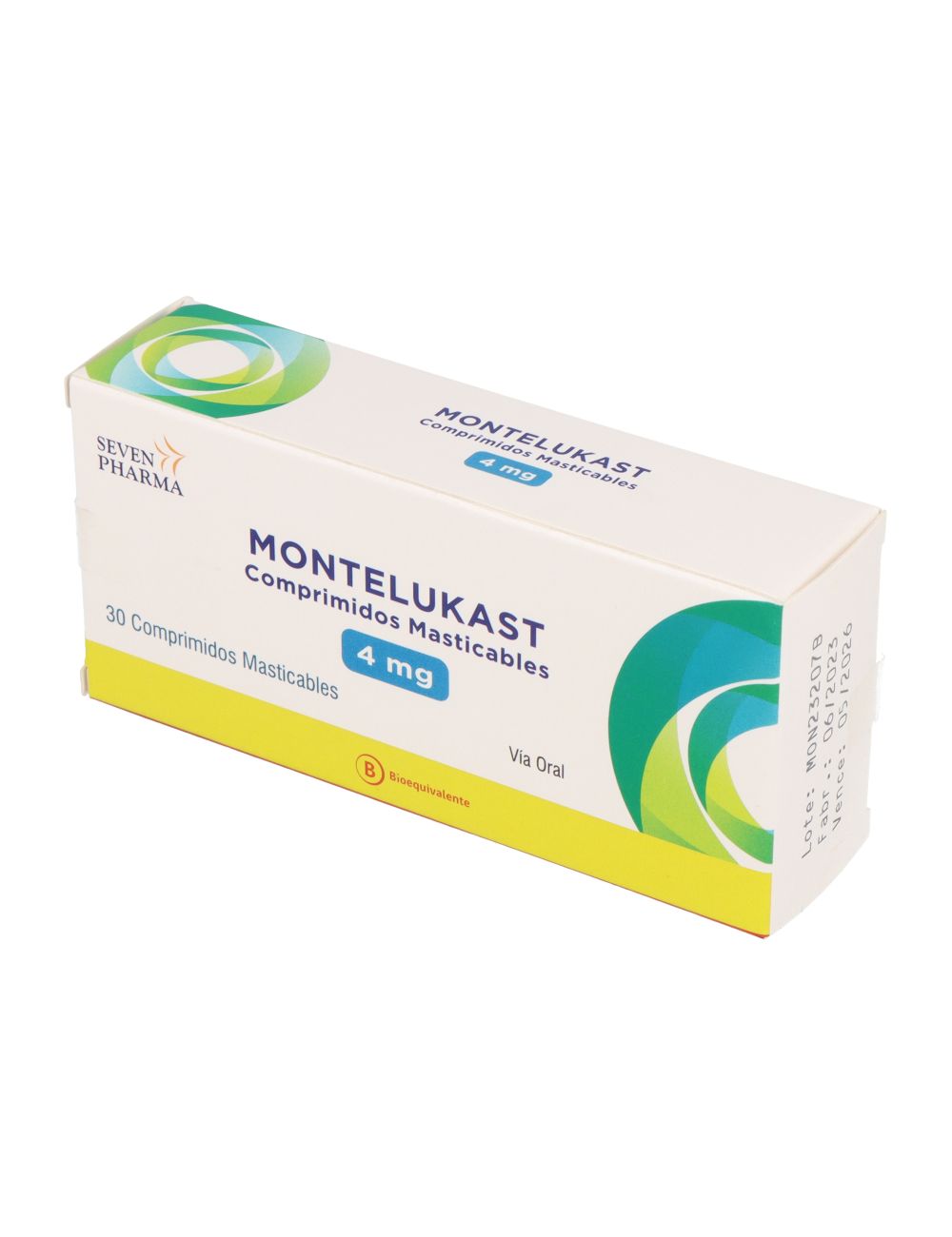 CENABAST MONTELUKAST 4 MG 30 COMPRIMIDOS MASTICABLES BIOEQUIVALENTE CENABAST