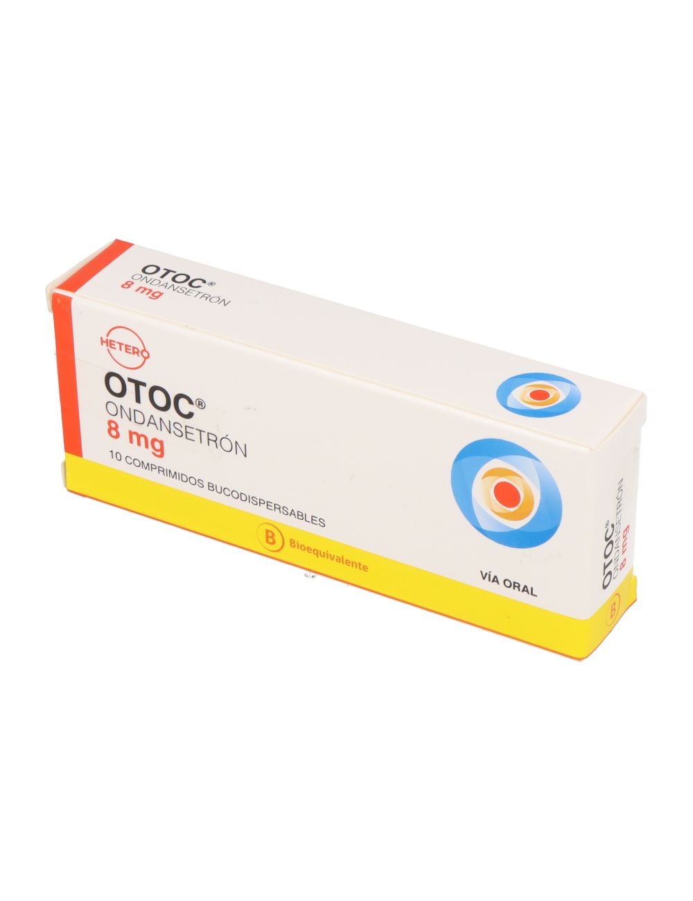 OTOC ONDANSETRON 8 MG 10 COMPRIMIDOS BIOEQUIVALENTE LABORATORIO SEVEN PHARMA CENABAST