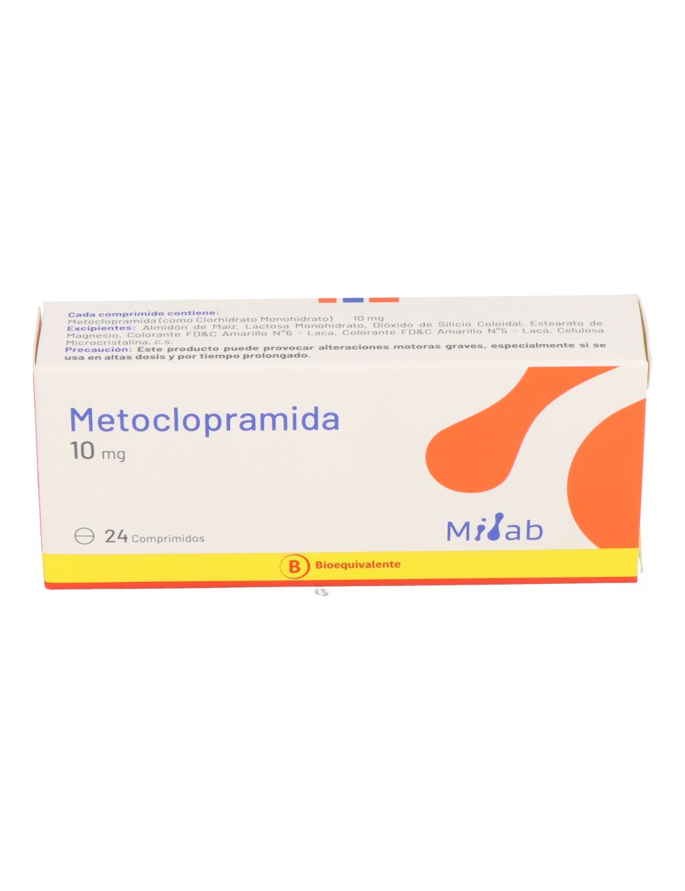 METOCLOPRAMIDA 10 MG 24 COMPRIMIDOS BIOEQUIVALENTE LABORATORIO MINTLAB