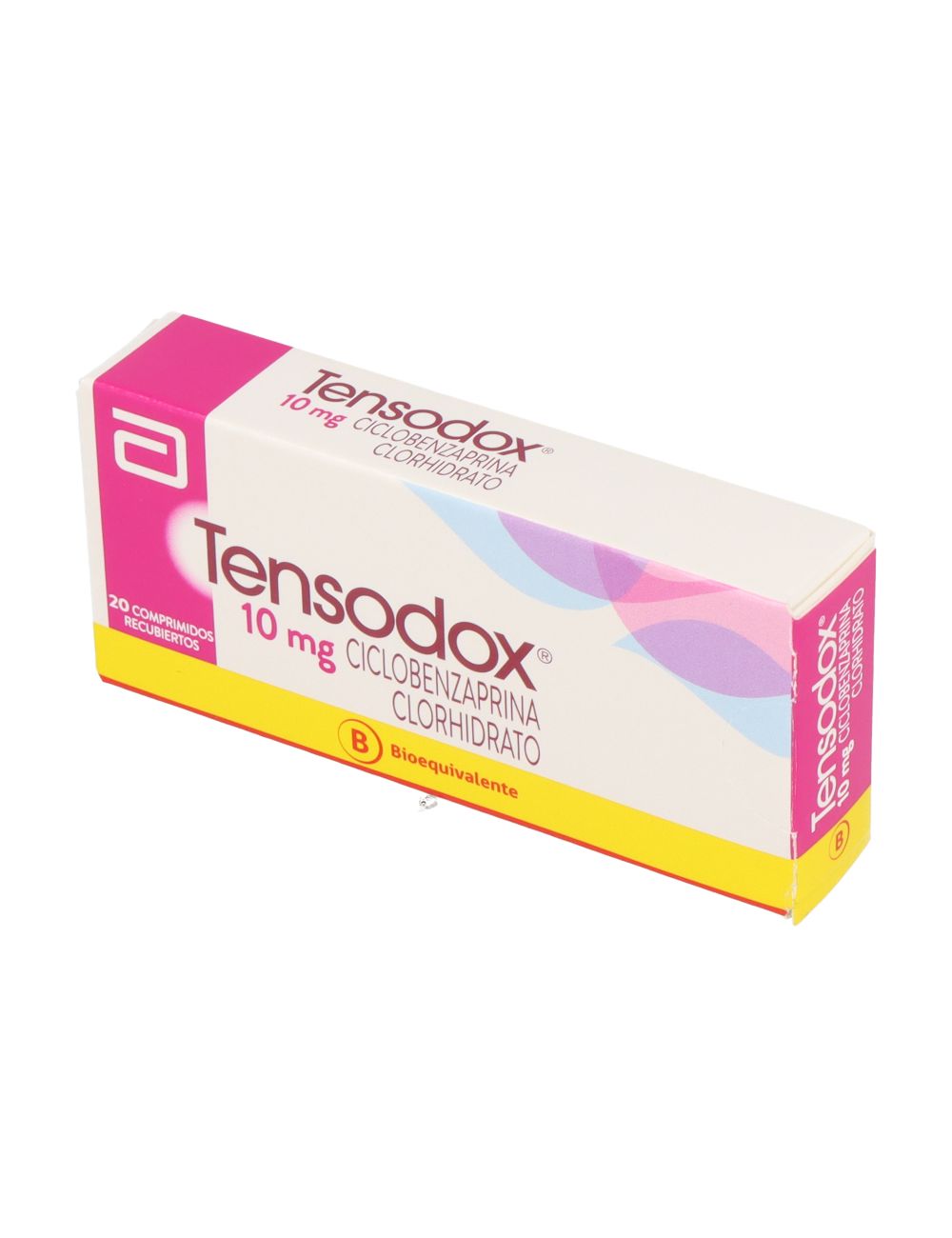 CICLOBENZAPRINA TENSODOX 10MG 20 COMPRIMIDOS RECUBIERTOS BIOEQUIVALENTE LABORATORIO ABBOTT CENABAST