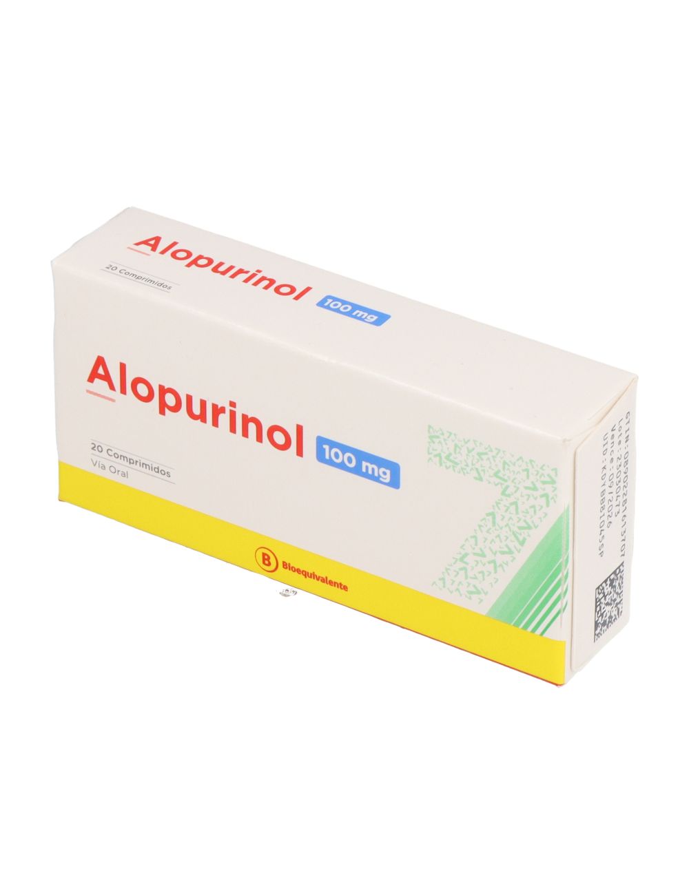 ALOPURINOL 100 MG POR 20 COMPRIMIDOS BIOEQUIVALENTE SEVEN PHARMA