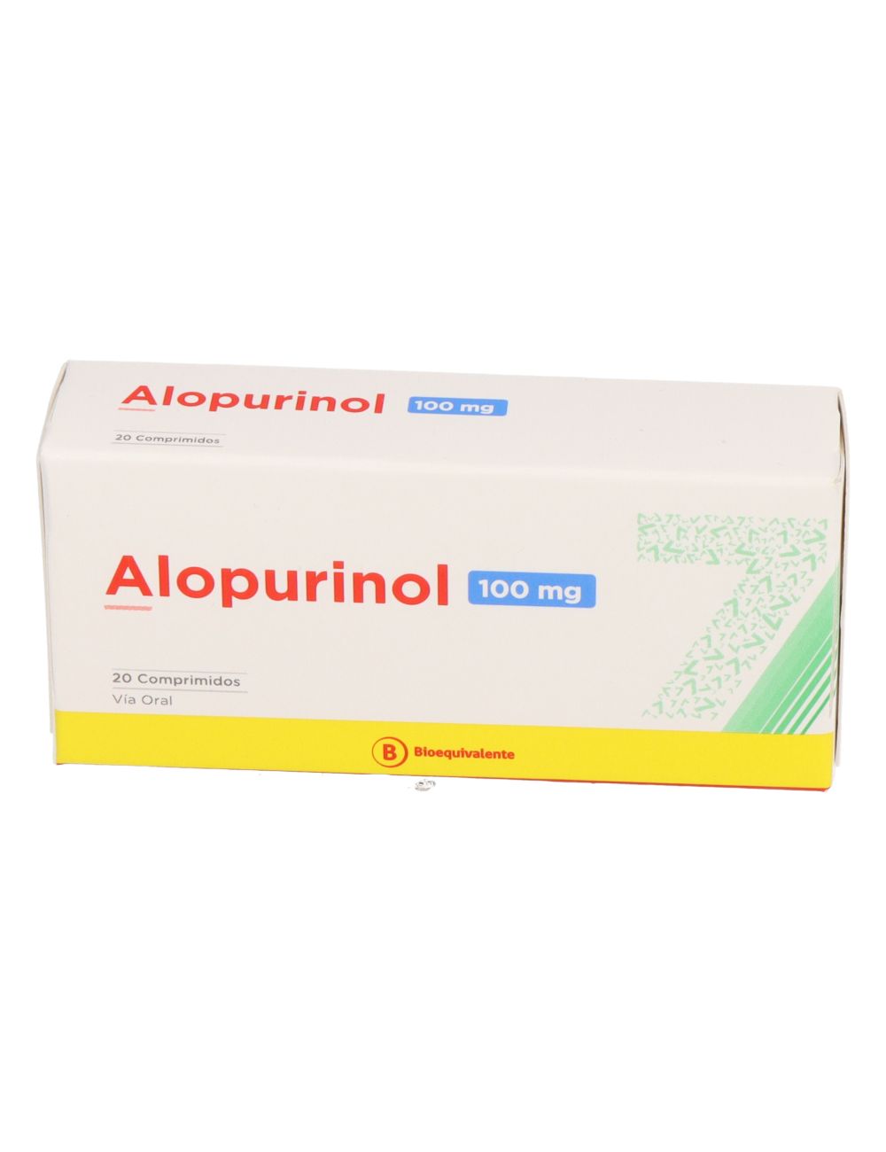 ALOPURINOL 100 MG POR 20 COMPRIMIDOS BIOEQUIVALENTE SEVEN PHARMA CENABAST