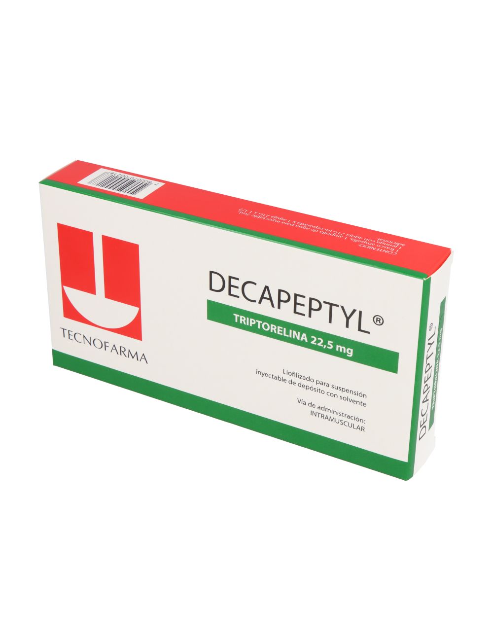 DECAPEPTYL TRIPTORELINA 22,5 MG PARA SUSPENSION INYECTABLE 1 FRASCO AMPOLLA LIOFILIZADO TECNOFARMA CENABAST.