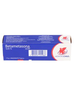 BETAMETASONA 0.05% 15 G UNGÜENTO TÓPICO LABORATORIO CHILE