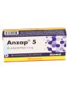 ANZAP OLANZAPINA 5 MG 30 COMPRIMIDOS RECUBIERTOS BIOEQUIVALENTE LABORATORIO ASCEND CENABAST