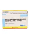 METFORMINA GLIBENCLAMIDA 500/5 30 COMPRIMIDOS BIOEQUIVALENTE LABORATORIO DFM CENABAST