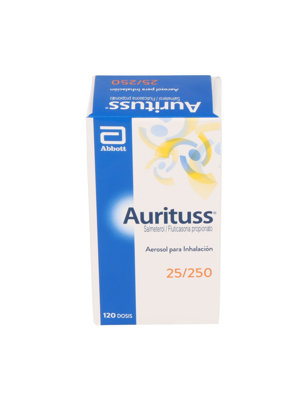 AURITUSS SALMETEROL/FLUTICASONA PROPIONATO 25/250 120 DOSIS LABORATORIO ABBOTT CENABAST