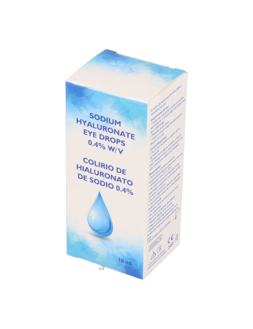 COLIRIO HIALURONATO DE SODIO 0.4 % SOLUCION OFTALMICA 10 ML LABORATORIO INDOPHARMA CENABAST