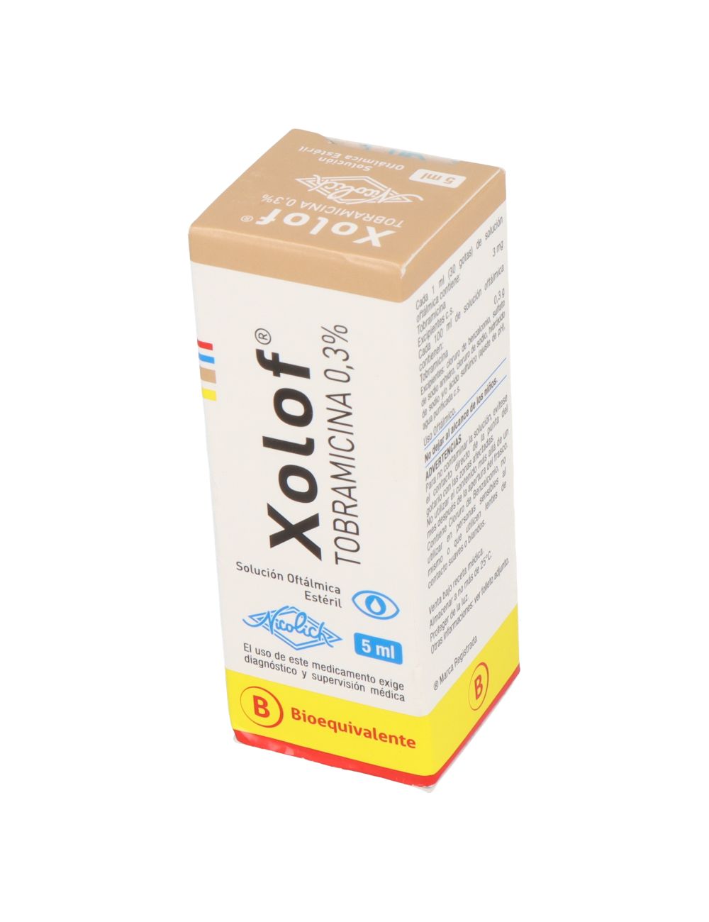 TOBRAMICINA XOLOF 0.3% 5 ML SOLUCION OFTALMICA ESTERIL SAVAL CENABAST