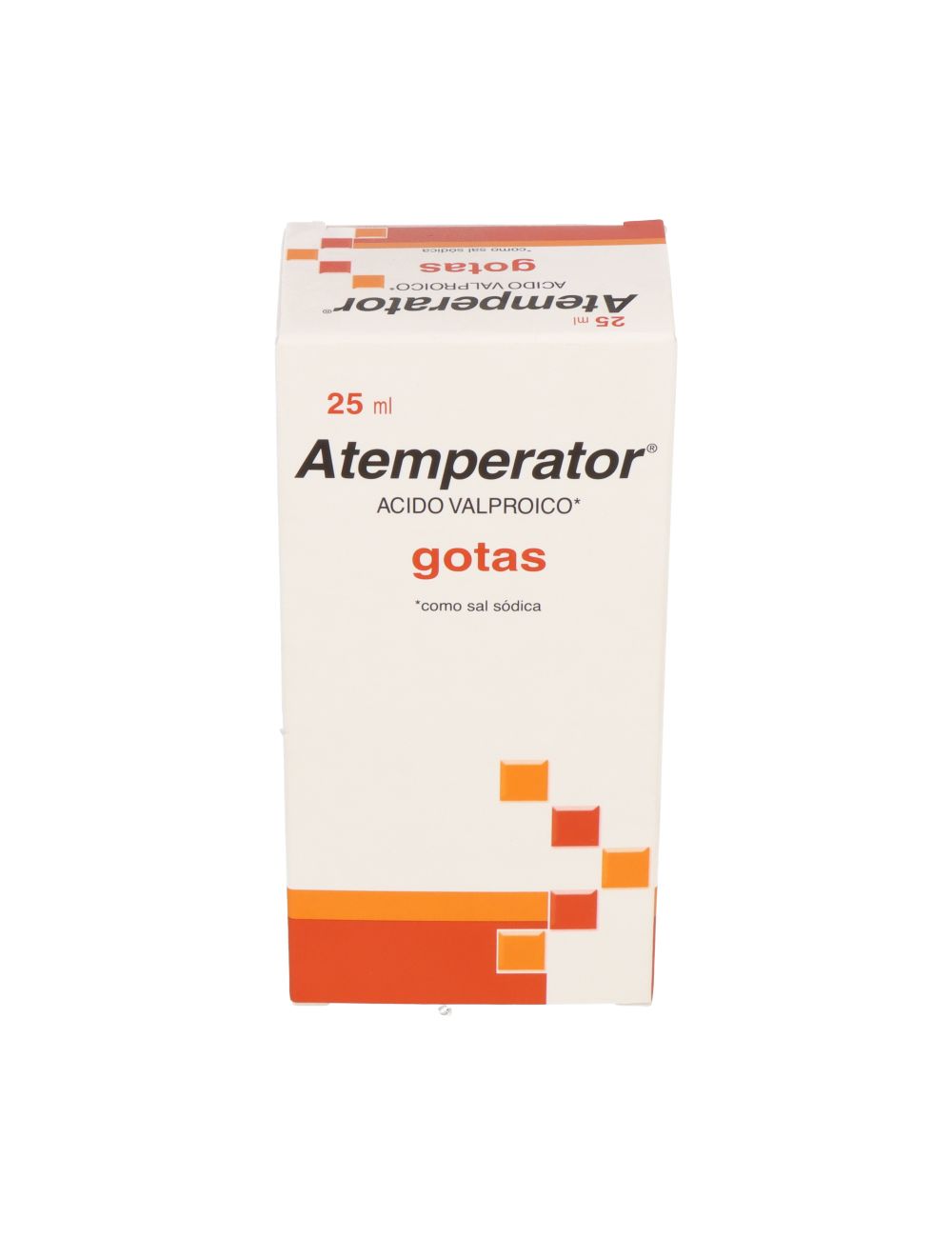 ATEMPERATOR ACIDO VALPROICO 375 MG/ ML 25 ML LABORATORIO FERRER CENABAST