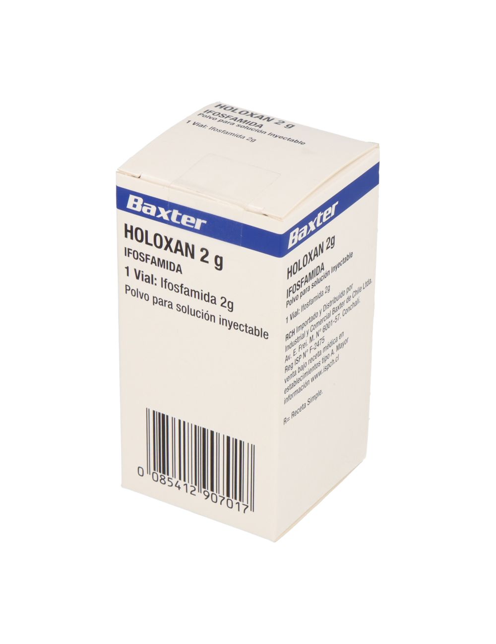 HOLOXAN IFOSFAMIDA 2G 1 POLVO PARA SOLUCION INYECTABLE LABORATORIO BAXTER CENABAST