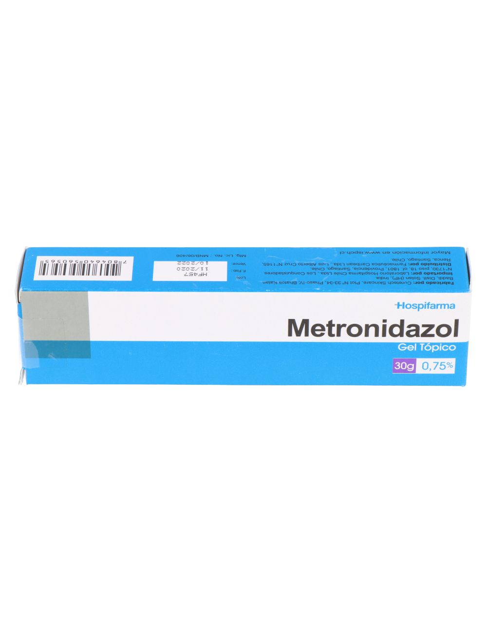 METRONIDAZOL 0.75% GEL 30 GR HOSPIFARMA