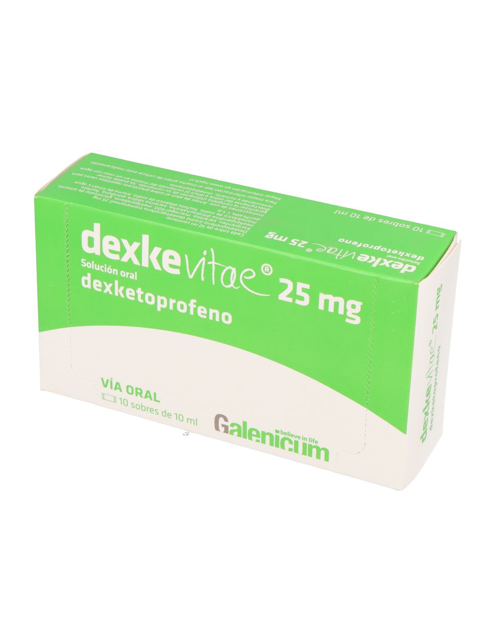 DEXKEVITAE DEXKETOPROFENO 25 MG SOLUCION ORAL 10 SOBRES DE 10 ML LABORATORIO GALENICUM