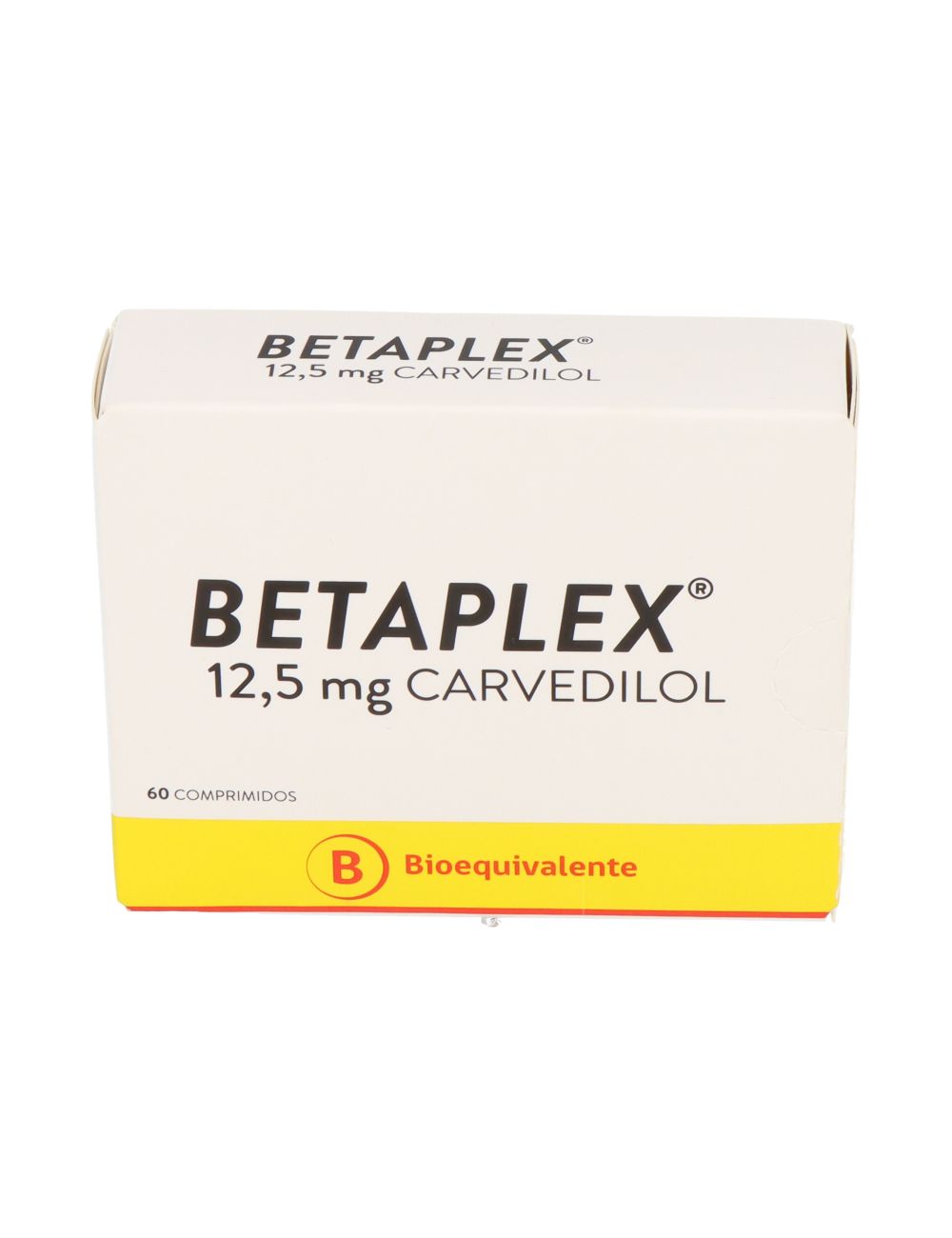 BETAPLEX CARVEDILOL 12,5 MG 60 COMPRIMIDOS BIOEQUIVALENTE LABORATORIO ABBOTT CENABAST