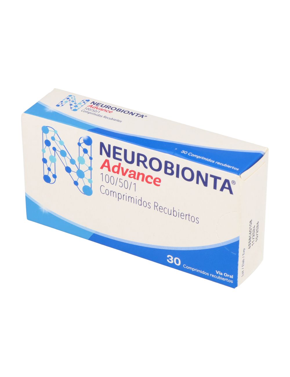 NEUROBIONTA ADVANCE 100/50/1 30 COMPRIMIDOS RECUBIERTOS LABORATORIO P&G