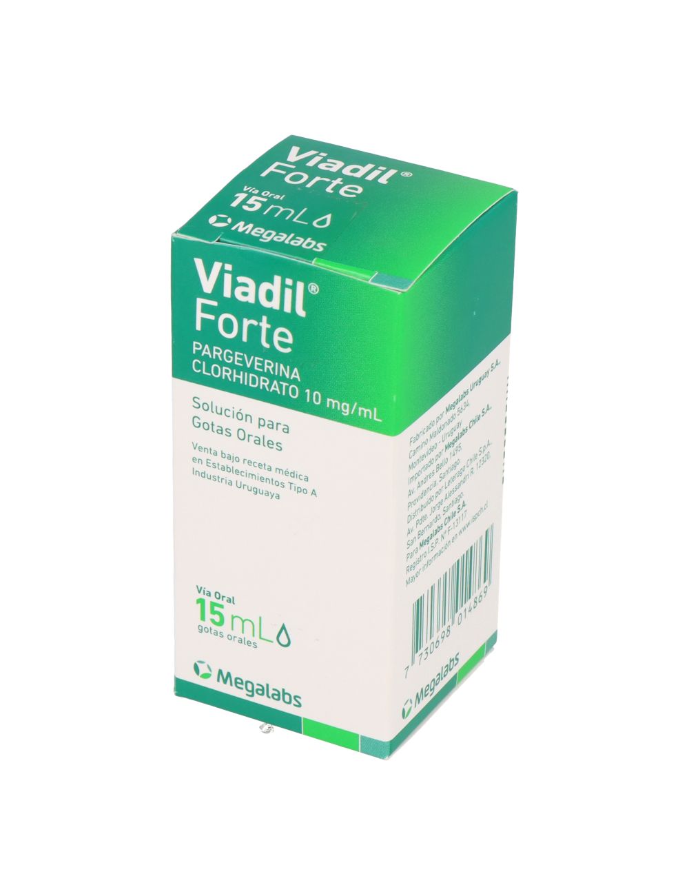 VIADIL FORTE PARGEVERINA CLOHIDRATO 10MG/ML GOTAS 15ML  LAB.MEGALABS