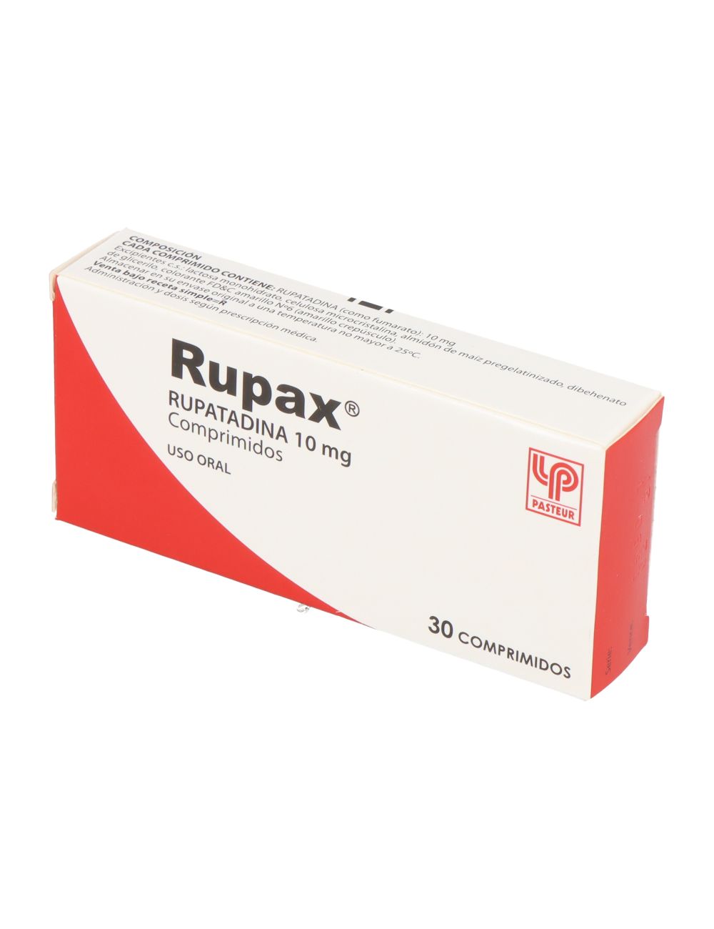 RUPAX RUPATADINA 10 MG 30 COMPRIMIDOS LABORATORIO PASTEUR