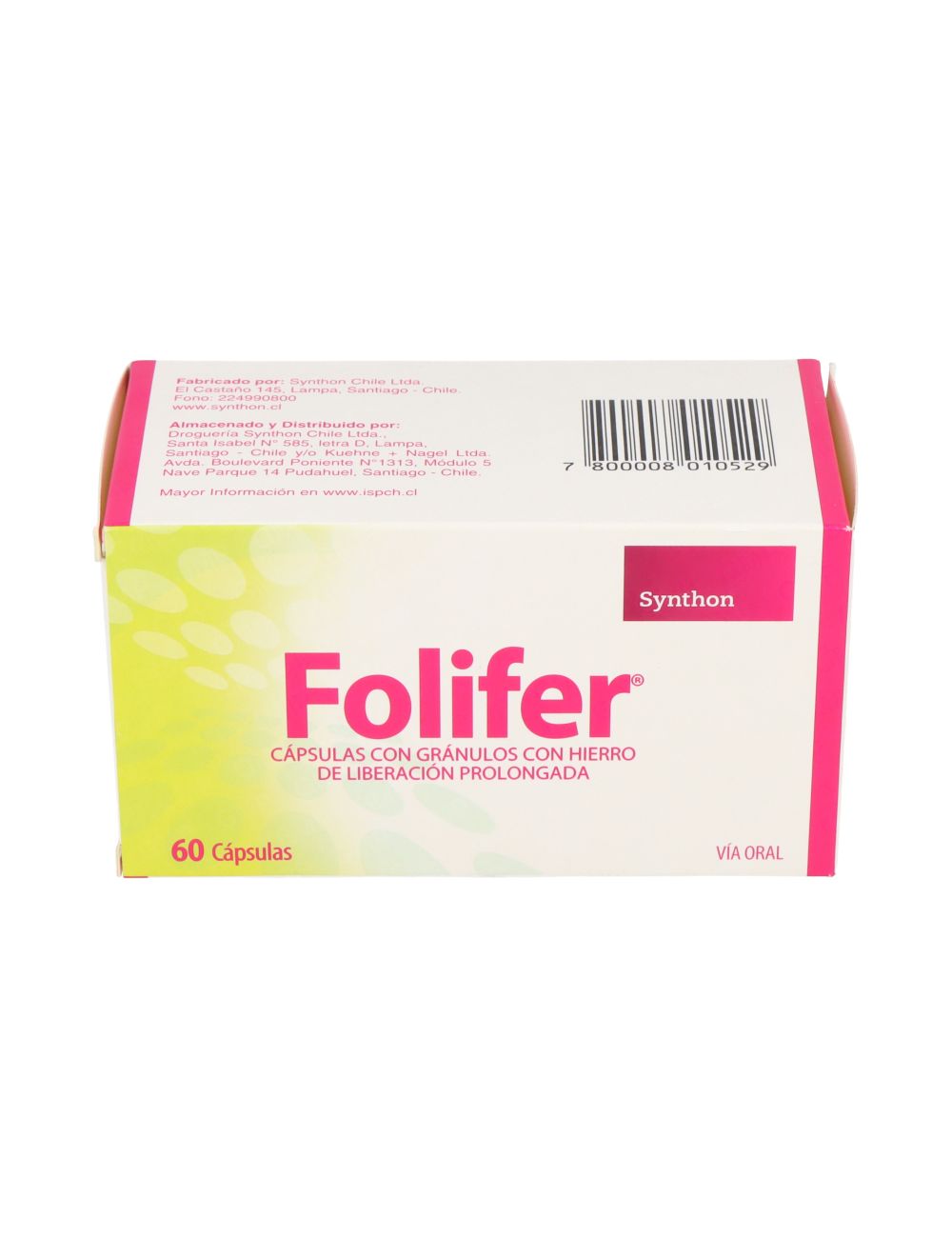 FOLIFER 60 CAPSULAS LABORATORIO SYNTHON