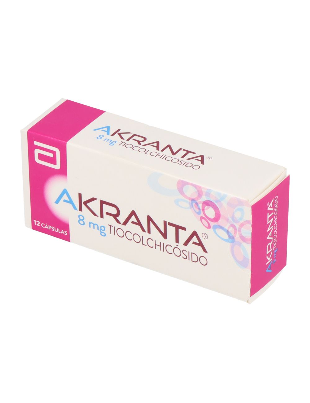 AKRANTA TIOCOLCHICOSIDO 8MG 12 CAPSULAS LABORATORIO ABBOTT