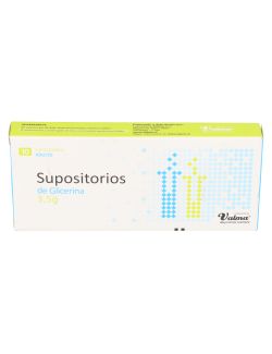 SUPOSITORIO GLICERINA 3.5 G ADULTO X 10 LAB. VALMA