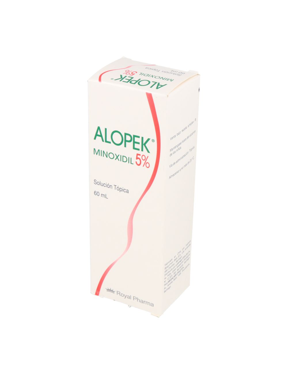 ALOPEK MINOXIDIL 5% SOLUCION TOPICA 60 ML LABORATORIO ROYAL PHARMA