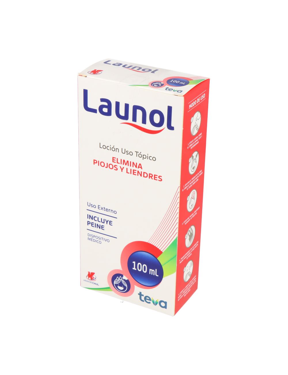 LAUNOL LOCION USO TOPICO 100ML LABORATORIO CHILE