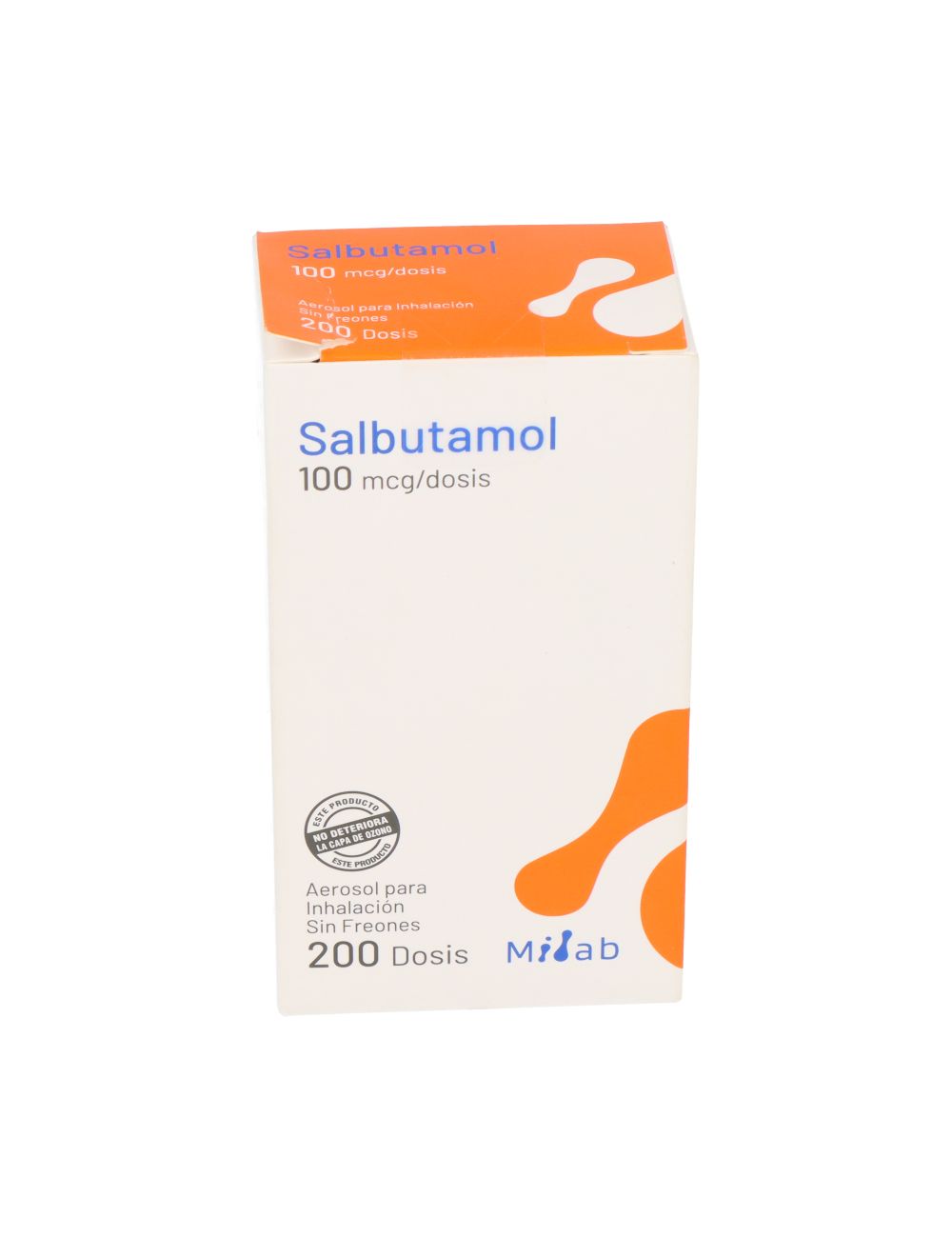 SALBUTAMOL 100 MCG/DOSIS INHALADOR 200 DOSIS LABORATORIO MINTLAB