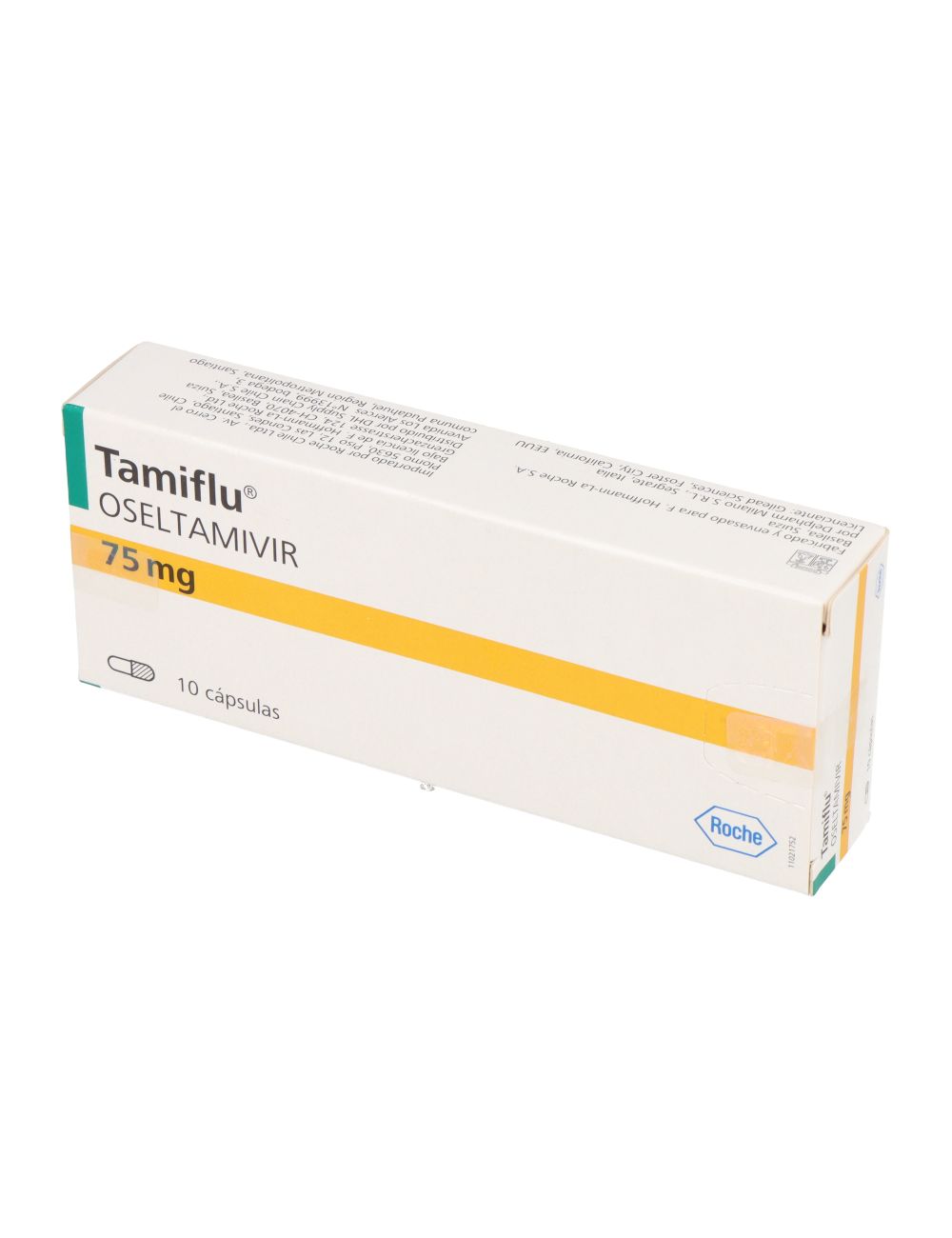TAMIFLU OSELTAMIVIR 75 MG 10 CAPSULAS LABORATORIO ROCHE