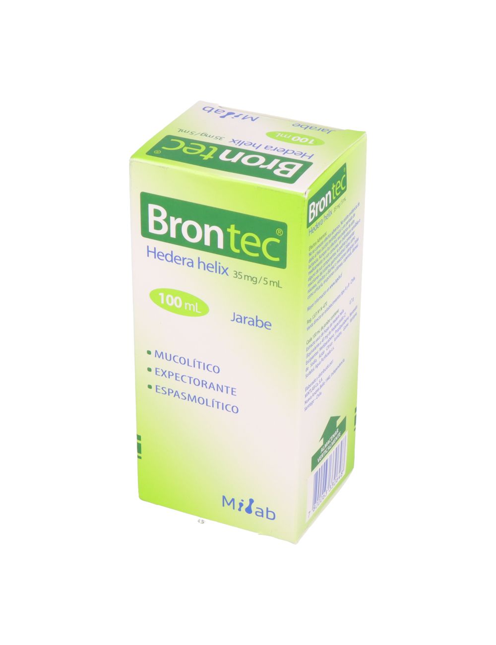 BRONTEC HEDERA HELIX 35MG/5ML 100 ML JARABE LABORATORIO MINTLAB