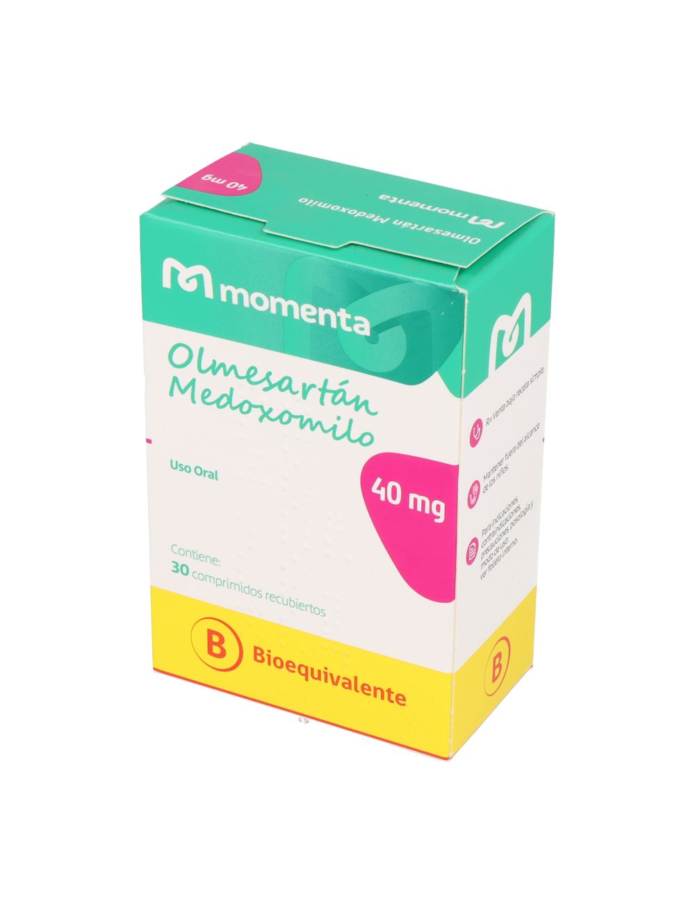 OLMESARTAN MEDOXOMIL 40 MG 30 COMPRIMIDOS RECUBIERTOS BIOEQUIVALENTE LABORATORIO EUROFARMA
