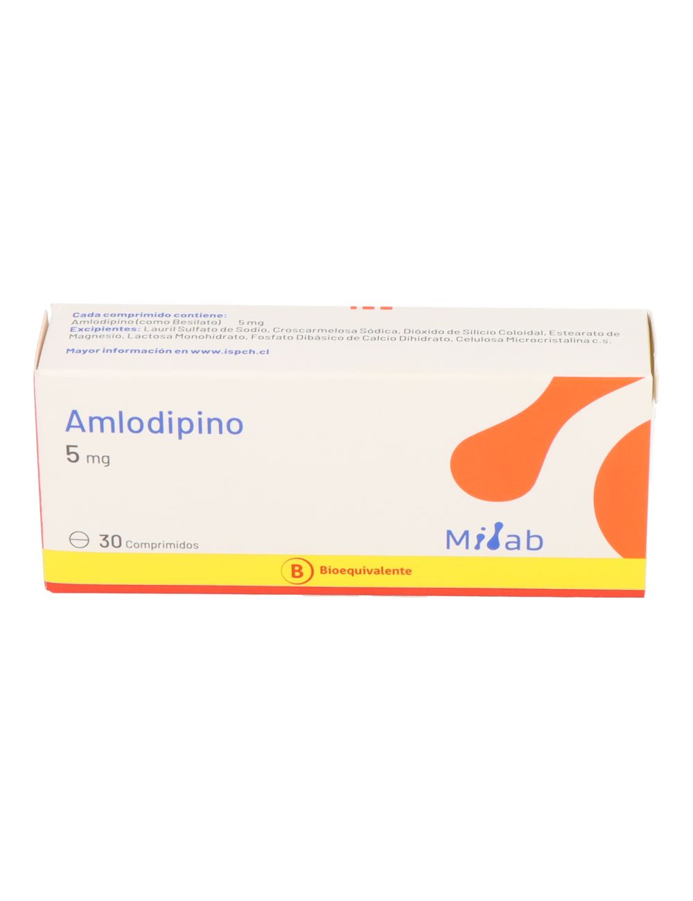AMLODIPINO 5 MG 30 COMPRIMIDOS BIOEQUIVALENTE LABORATORIO MINTLAB