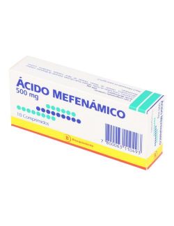 ACIDO MEFENAMICO 500 MG 10 COMPRIMIDOS BIOEQUIVALENTE LAB. MINTLAB
