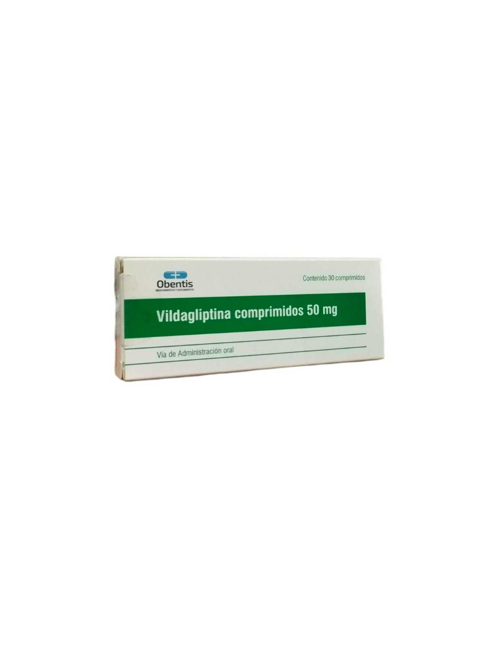 VILDAGLIPTINA 50 MG 30 COMPRIMIDOS BIOEQUIVALENTE LABORATORIO OBETIS