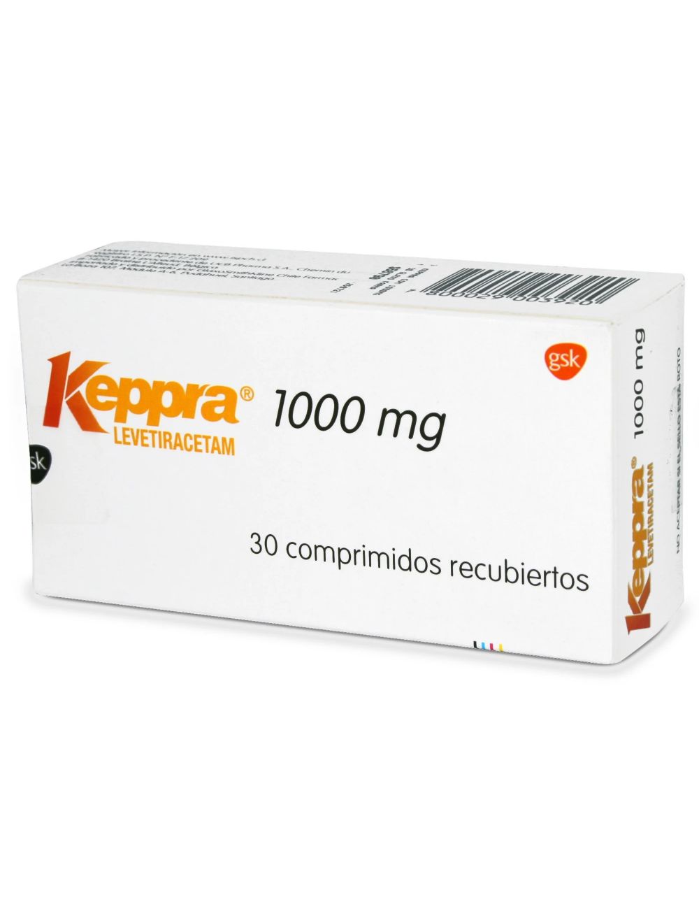 KEPPRA LEVETIRACETAM 1000 MG POR 30 COMPRIMIDOS GSK